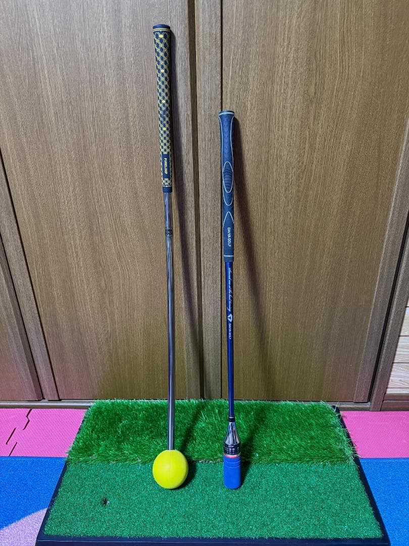 フレループショート、ダイヤスイング527のゴルフ練習器具セット