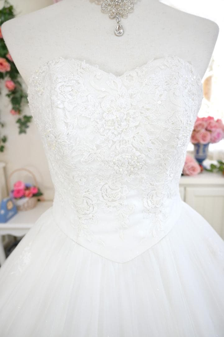 桂由美 YUMI BLANCA ウェディングドレス 7-11T