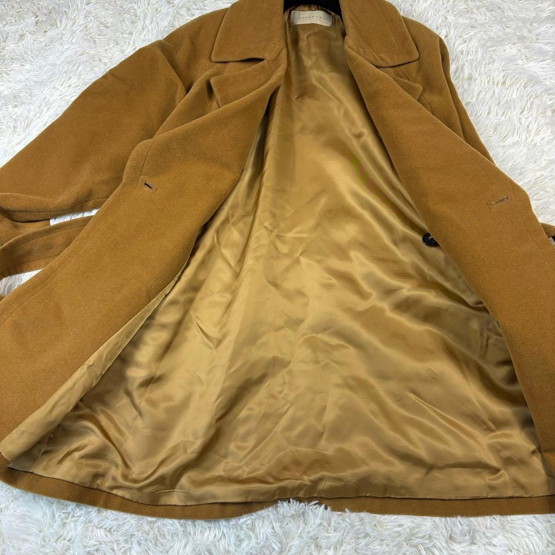 ヨーガンレール　ベルテッド　ダブル　ウールコート　マスタード　M
