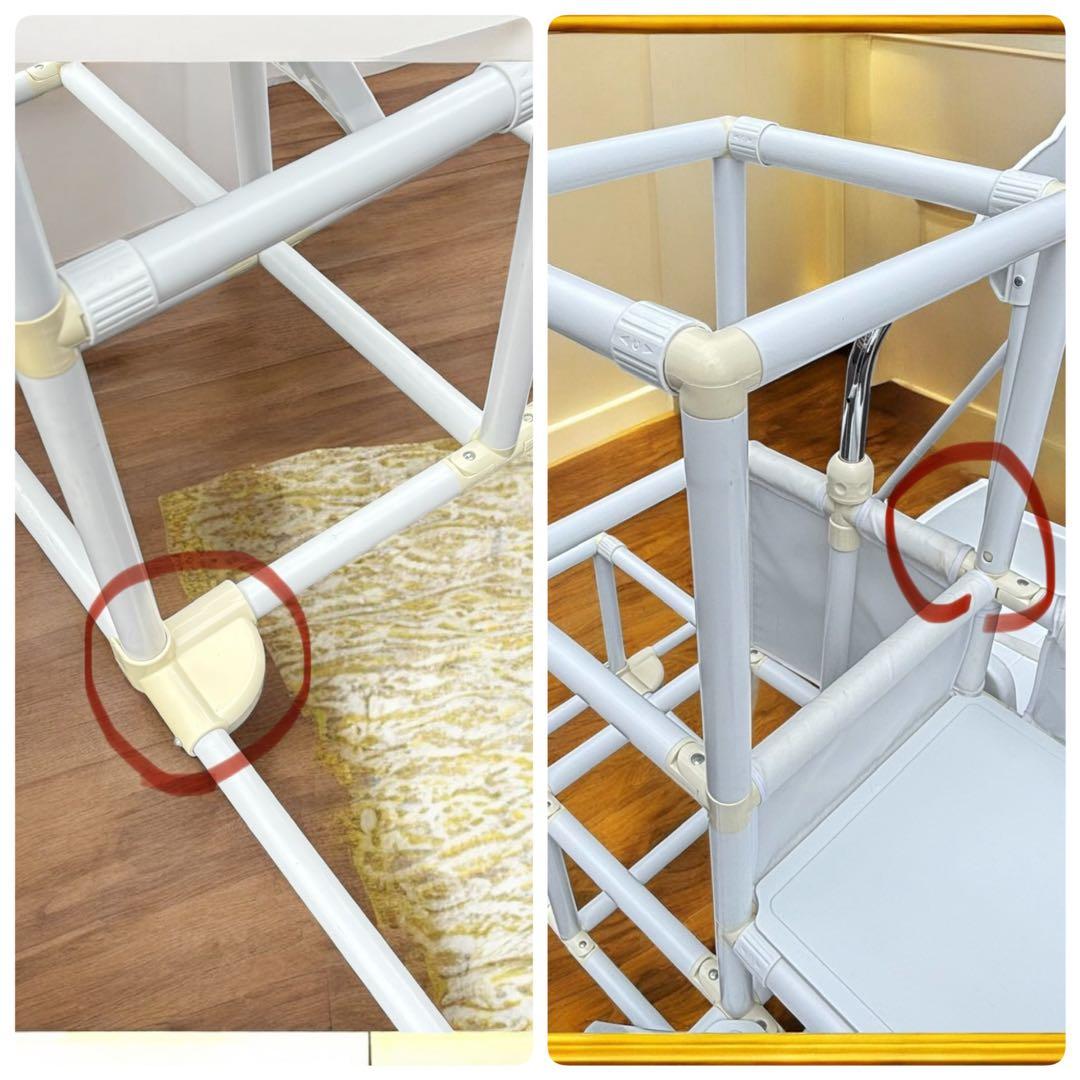 【現状品】NONAKA WORLD おりたたみ スロープ付きベビージム 室内