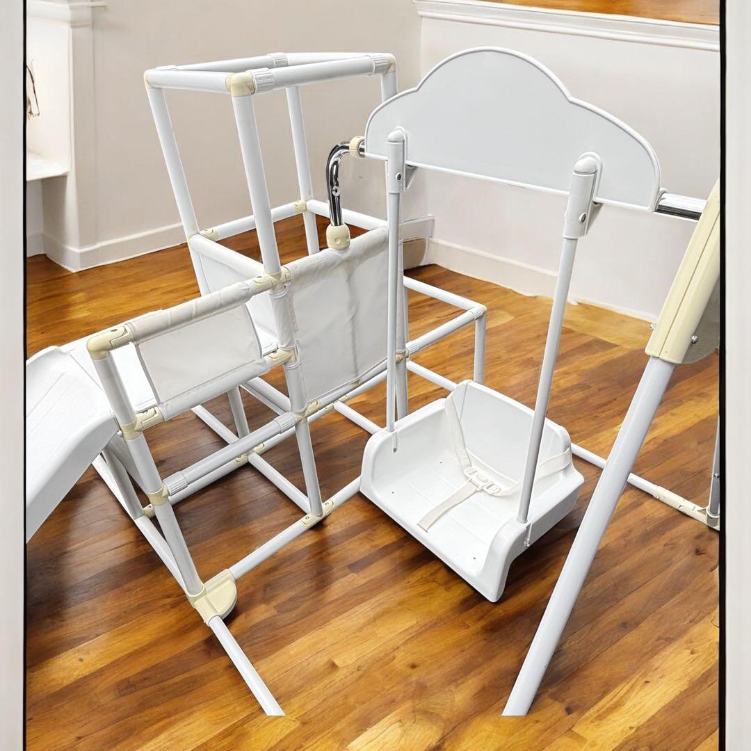 【現状品】NONAKA WORLD おりたたみ スロープ付きベビージム 室内