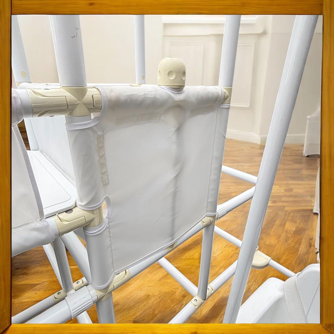 【現状品】NONAKA WORLD おりたたみ スロープ付きベビージム 室内