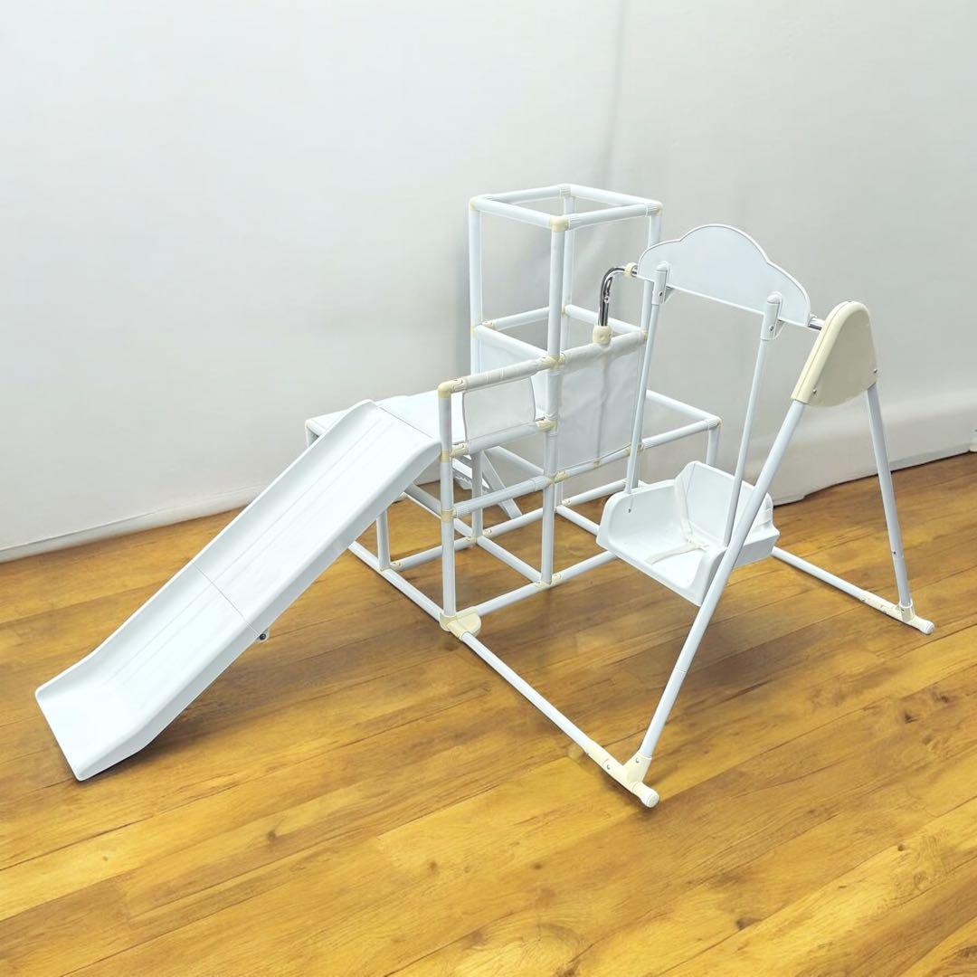 【現状品】NONAKA WORLD おりたたみ スロープ付きベビージム 室内