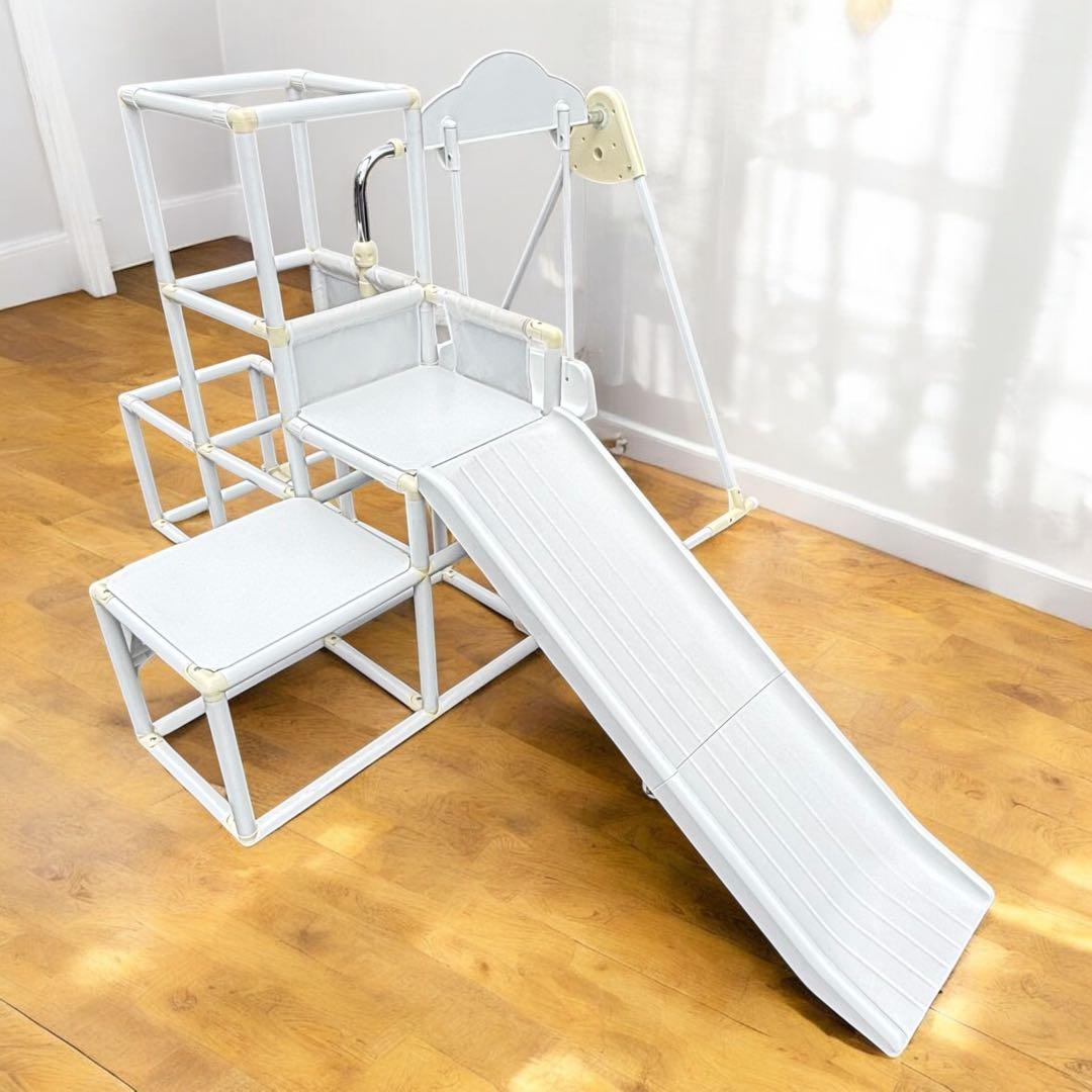 【現状品】NONAKA WORLD おりたたみ スロープ付きベビージム 室内