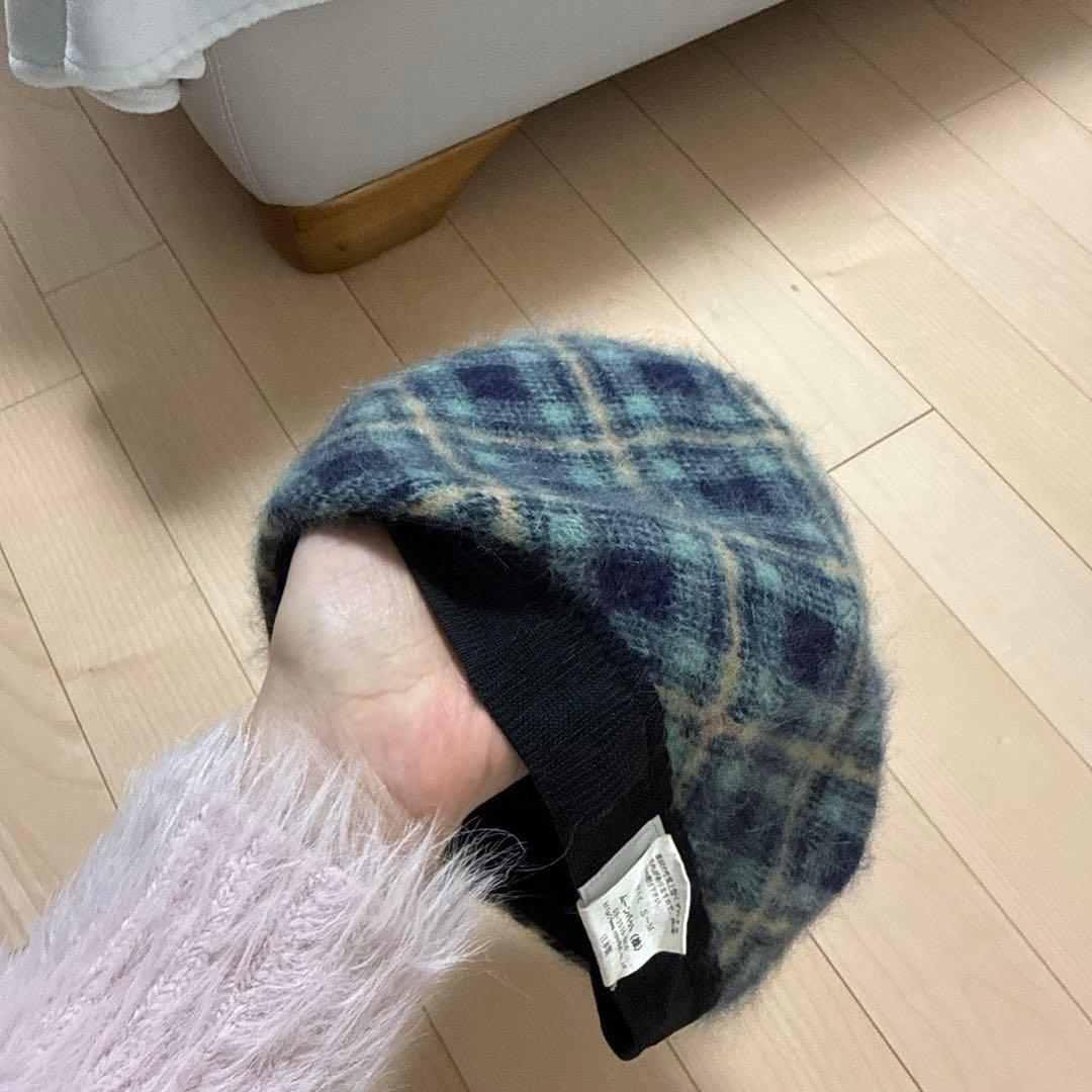 Vivienne Westwood チェック柄 ベレー帽 S/M