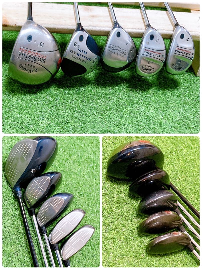 M3 キャロウェイ　初心者オススメ　ゴルフクラブ　メンズセット　14本　硬さR