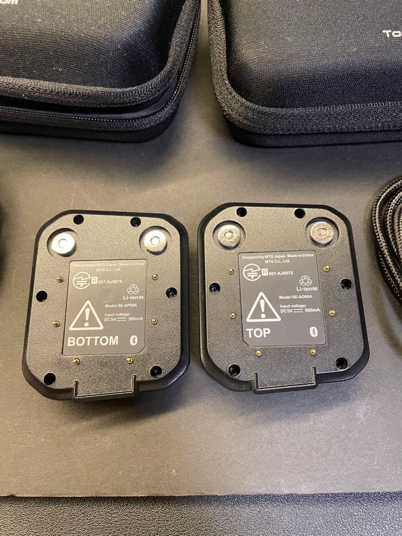 SIXPAD EMSトレーニングウェア パワースーツ上下　Ｌ　ブラック