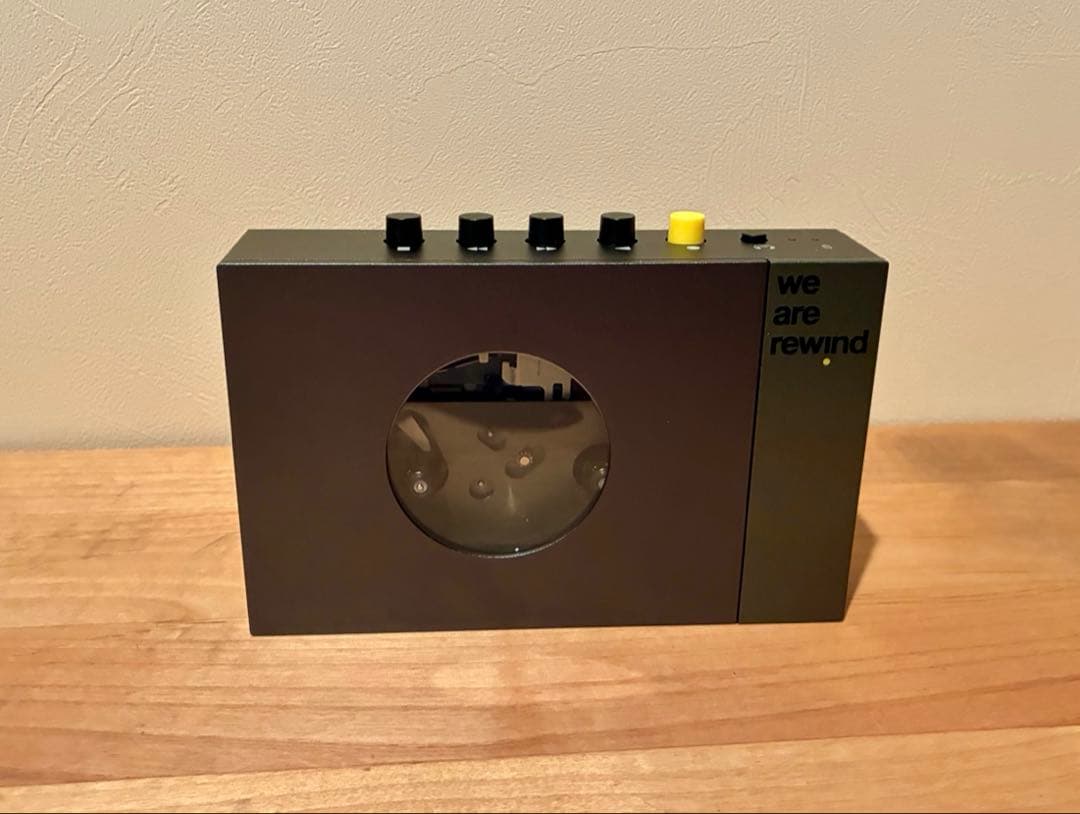 we are rewind カセットプレーヤー bluetooth対応　グレー