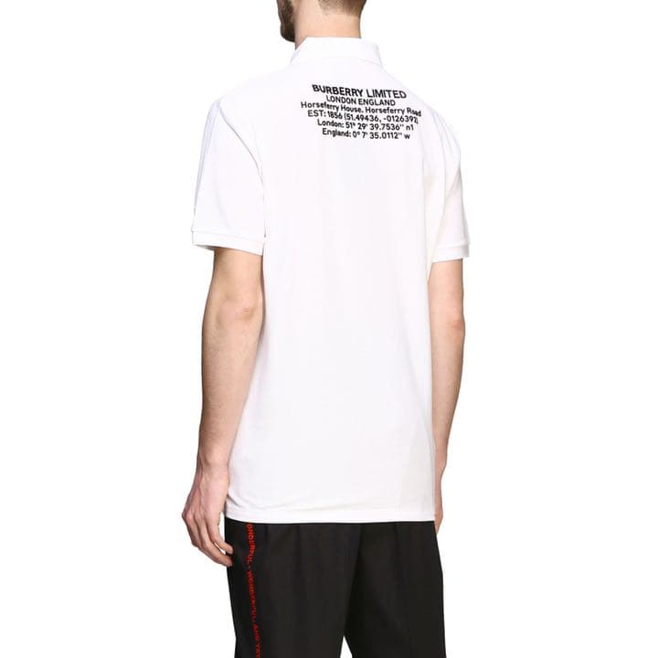 Burberry location print polo shirt ポロシャツ