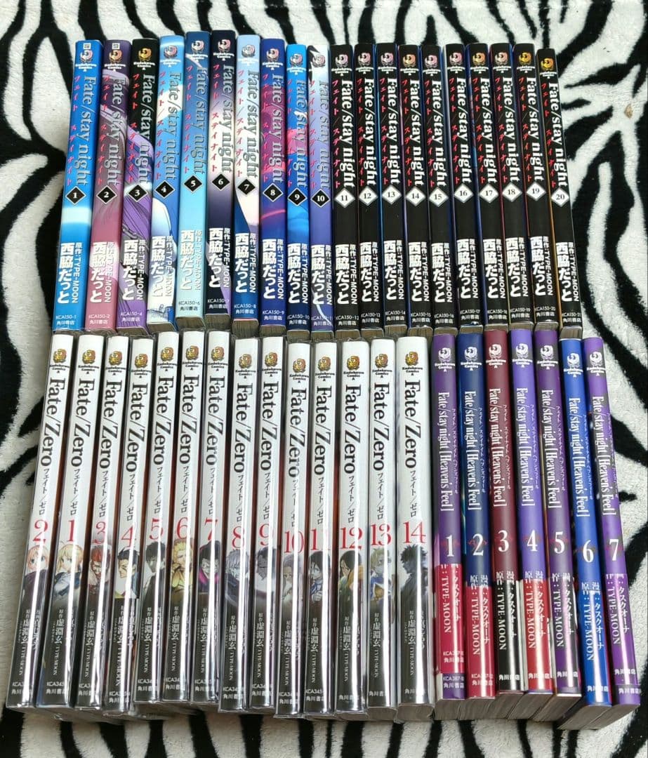 Fate/staynight 全20巻 HF 7巻 /zero全14巻 ポスカ付