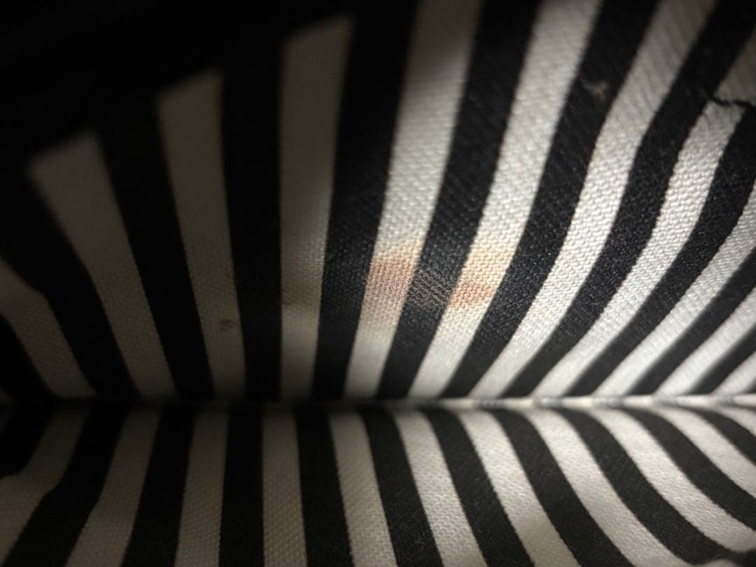 美品 PRADA プラダ カナパ キャンバス ストライプ柄 M ショルダー付き