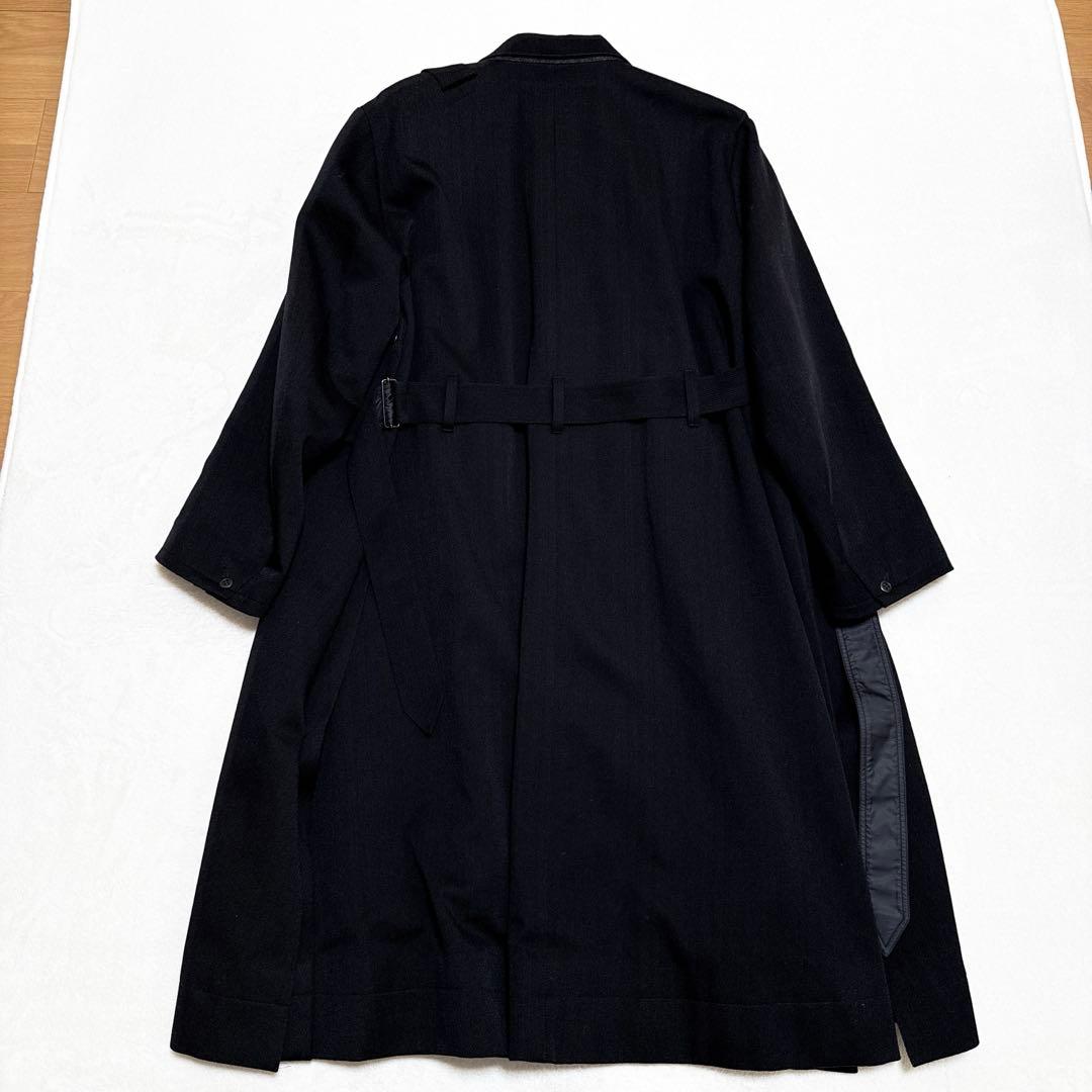 Tamme タム 24AW ロングコート バッグ付き 2 ブラック タイロッケン