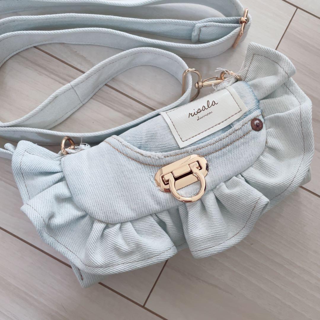 専用2点おまとめ デニリメイク フリル ウォレット ショルダー