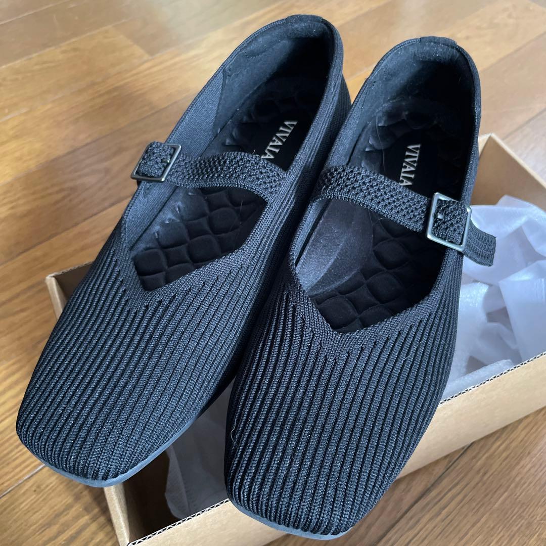 VIVAIA ストラップ付きフラットシューズ　メリージェーン