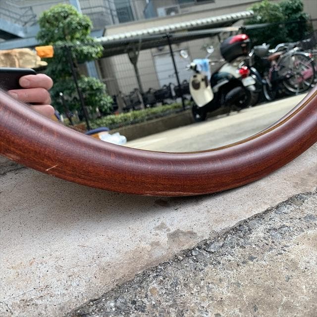 ヴィンテージ｜秋田木工｜柳宗理｜曲木鏡｜ウォールミラー｜