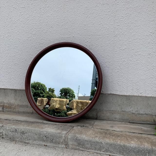 ヴィンテージ｜秋田木工｜柳宗理｜曲木鏡｜ウォールミラー｜