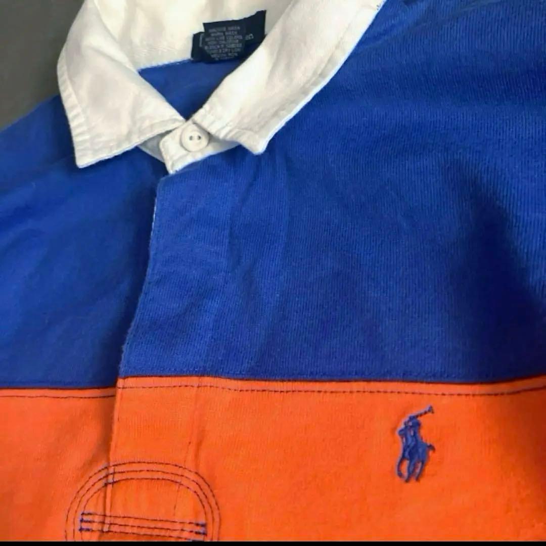 レアカラー◎90s00s ラルフローレン　ラガーシャツ　vintage カニエ