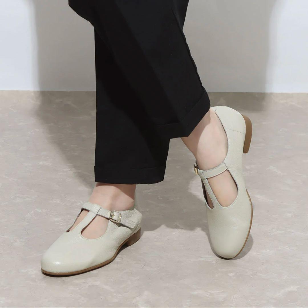 あしながおじさん デイリーユースしやすいTストラップシューズ パンプス 24cm