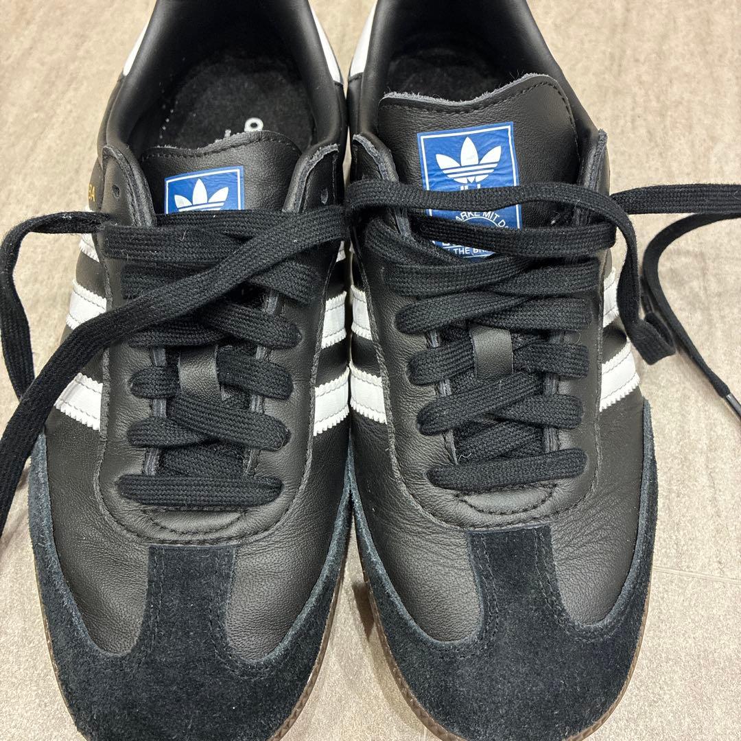 adidas SAMBA ブラック スニーカー 5 US