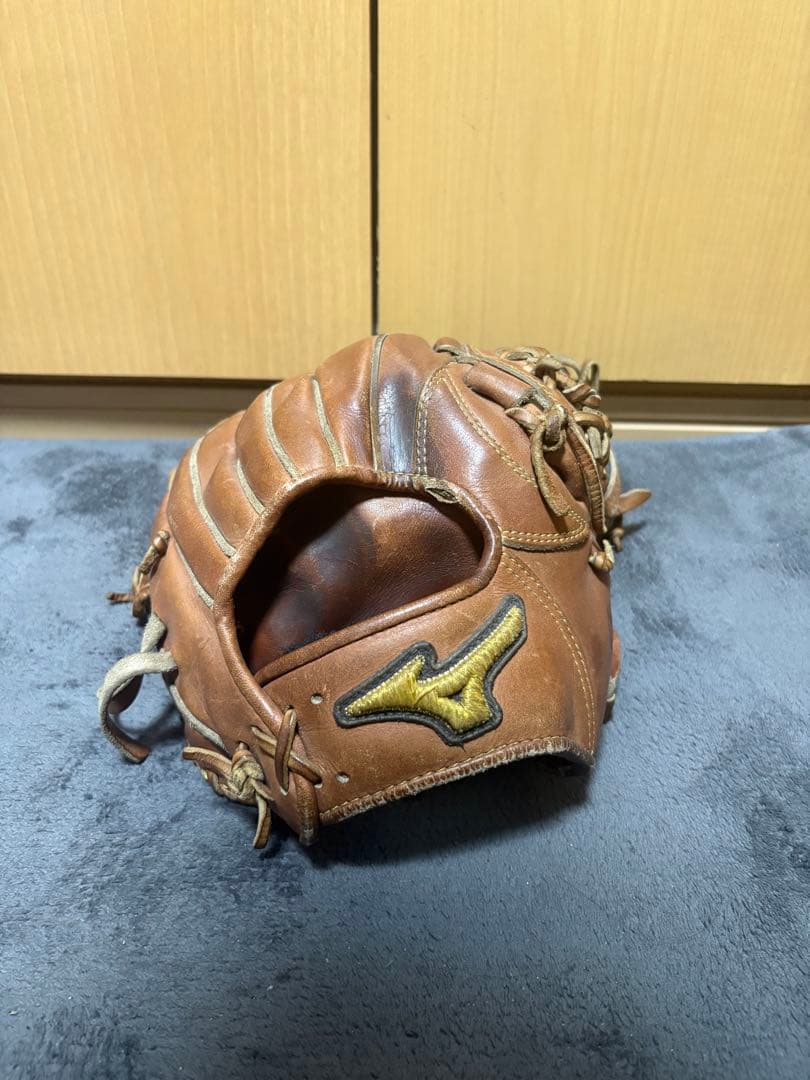 【むりかのx】ミズノプロ 硬式グローブ ブラウン