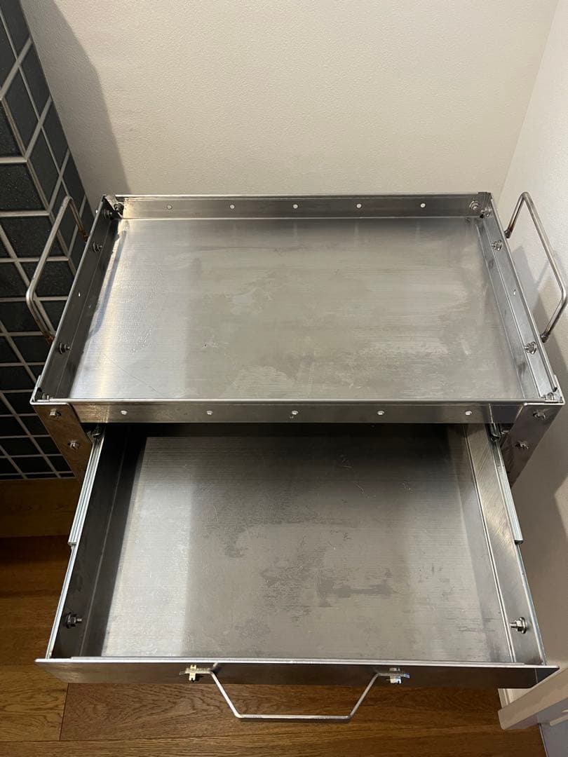 ステンレススチール 3段キッチンワゴン【MILLS type s】