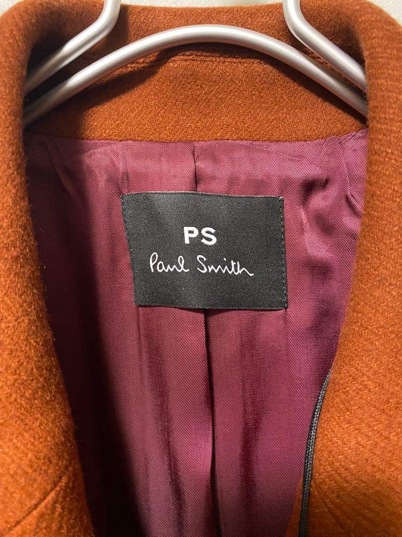 Paul Smith ポールスミス ウールカルゼ ダブルチェスターコート44L