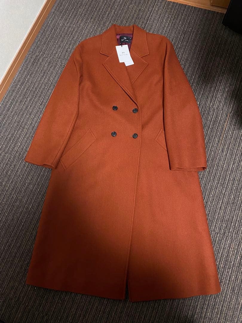Paul Smith ポールスミス ウールカルゼ ダブルチェスターコート44L