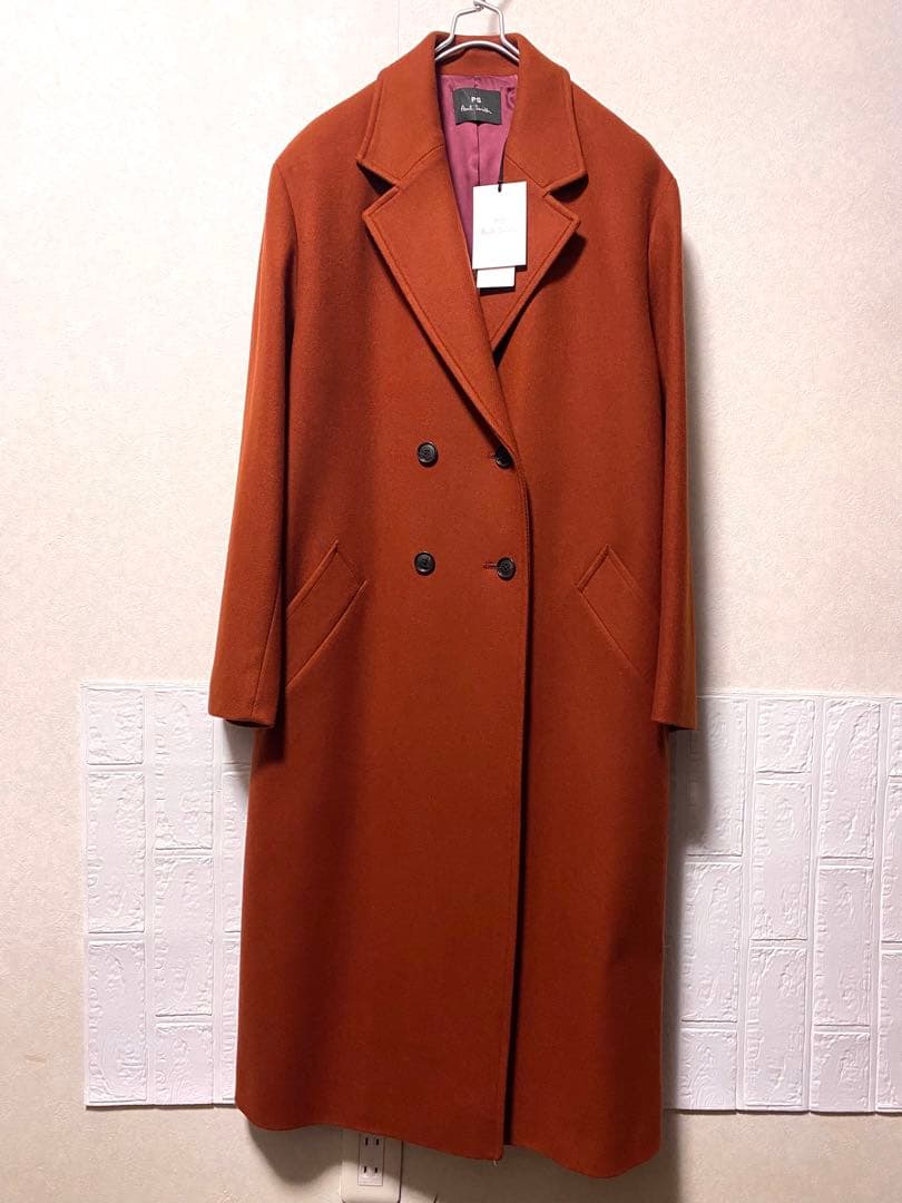 Paul Smith ポールスミス ウールカルゼ ダブルチェスターコート44L