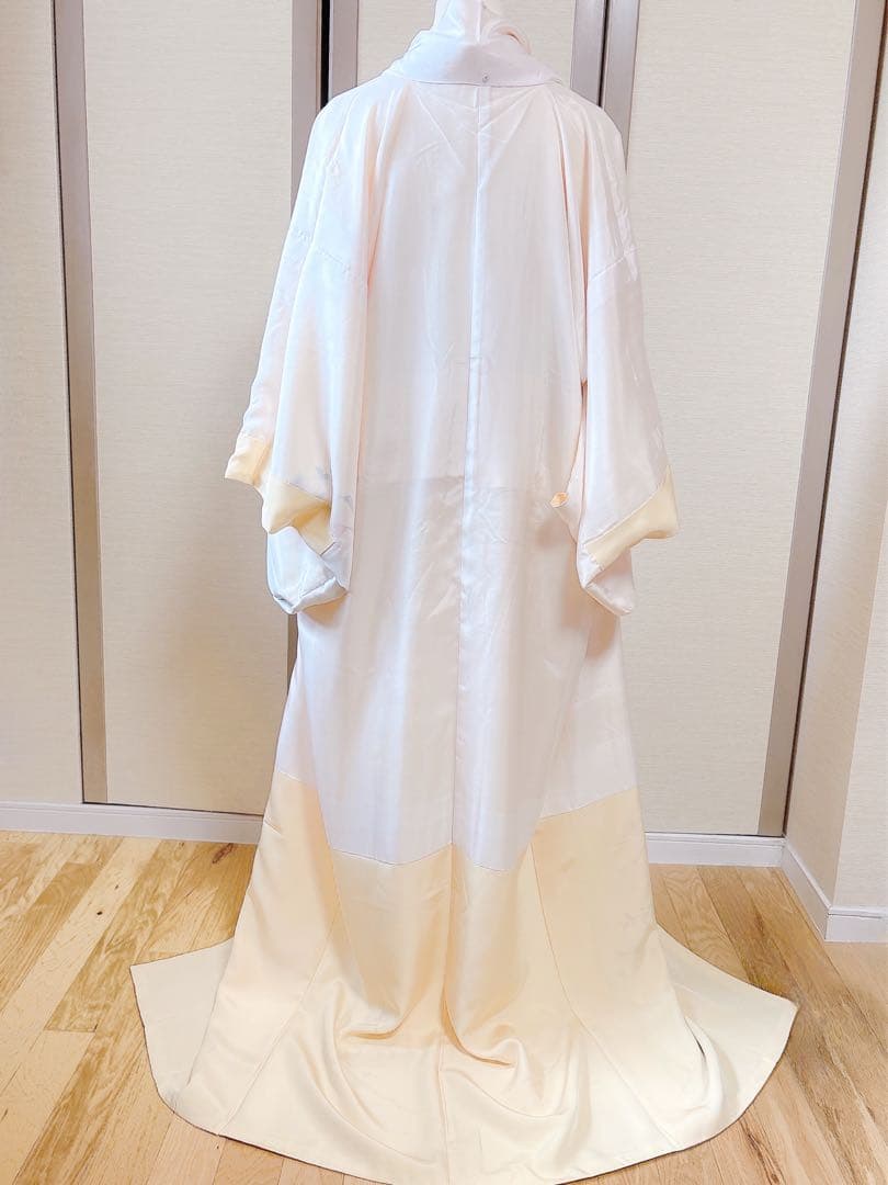 美品　訪問着　さが美　フルセット　裄66 友禅 卒業式　入学式　M S 鳥　黄色