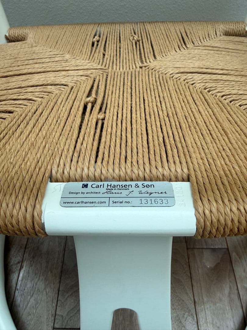 【正規品】 Yチェア カールハンセン ホワイト 本物保証　（131633）