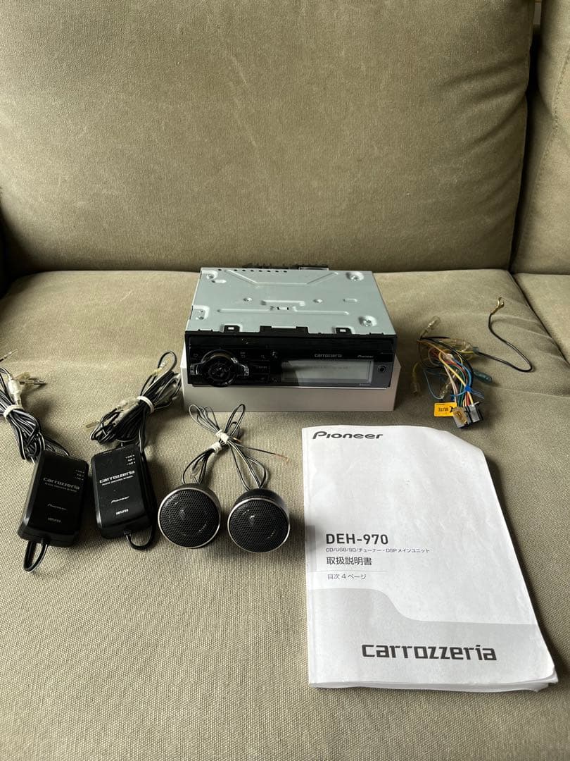 Pioneer DEH-970 本体　ツィーター　セット