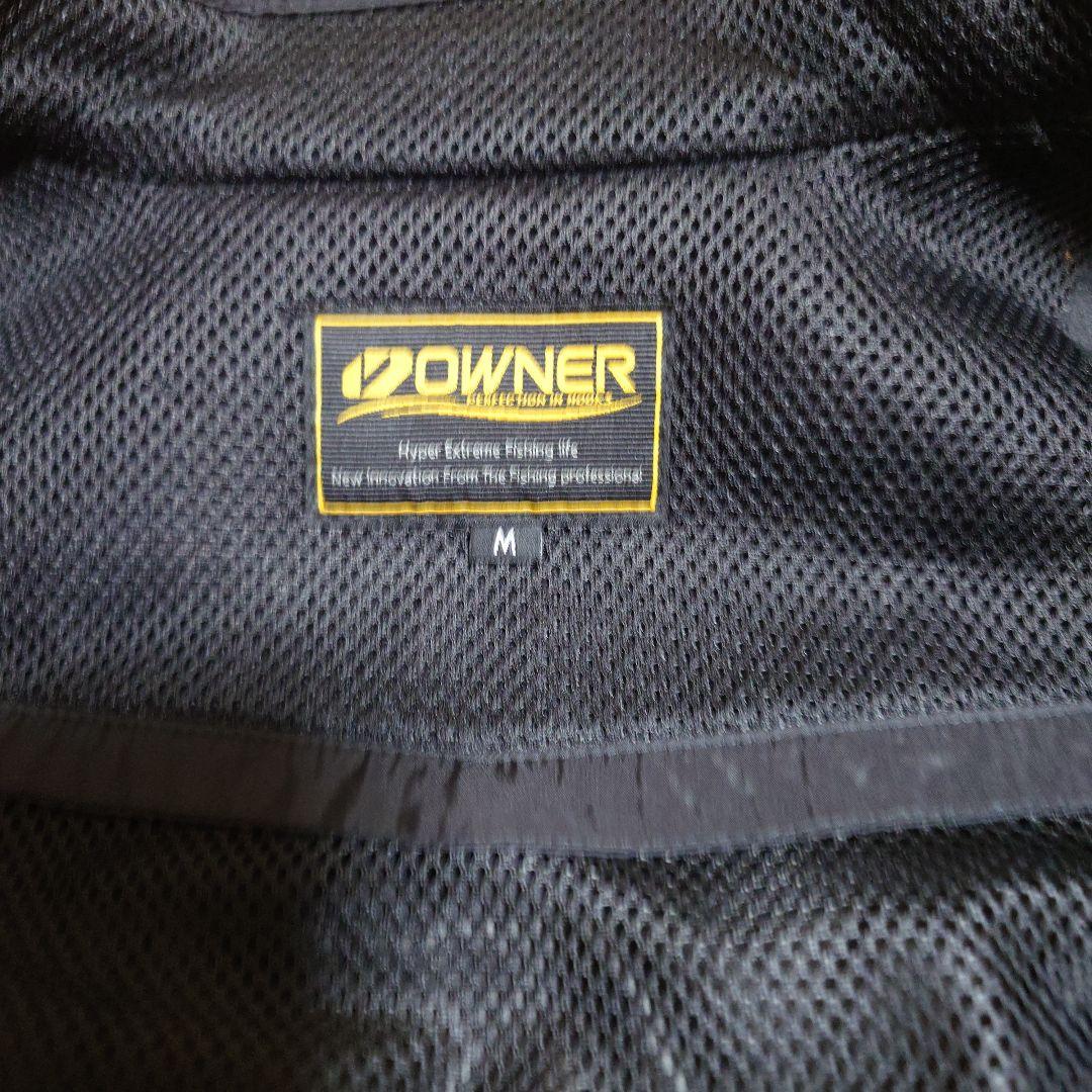 OWNER フィッシングベスト M 黒/青