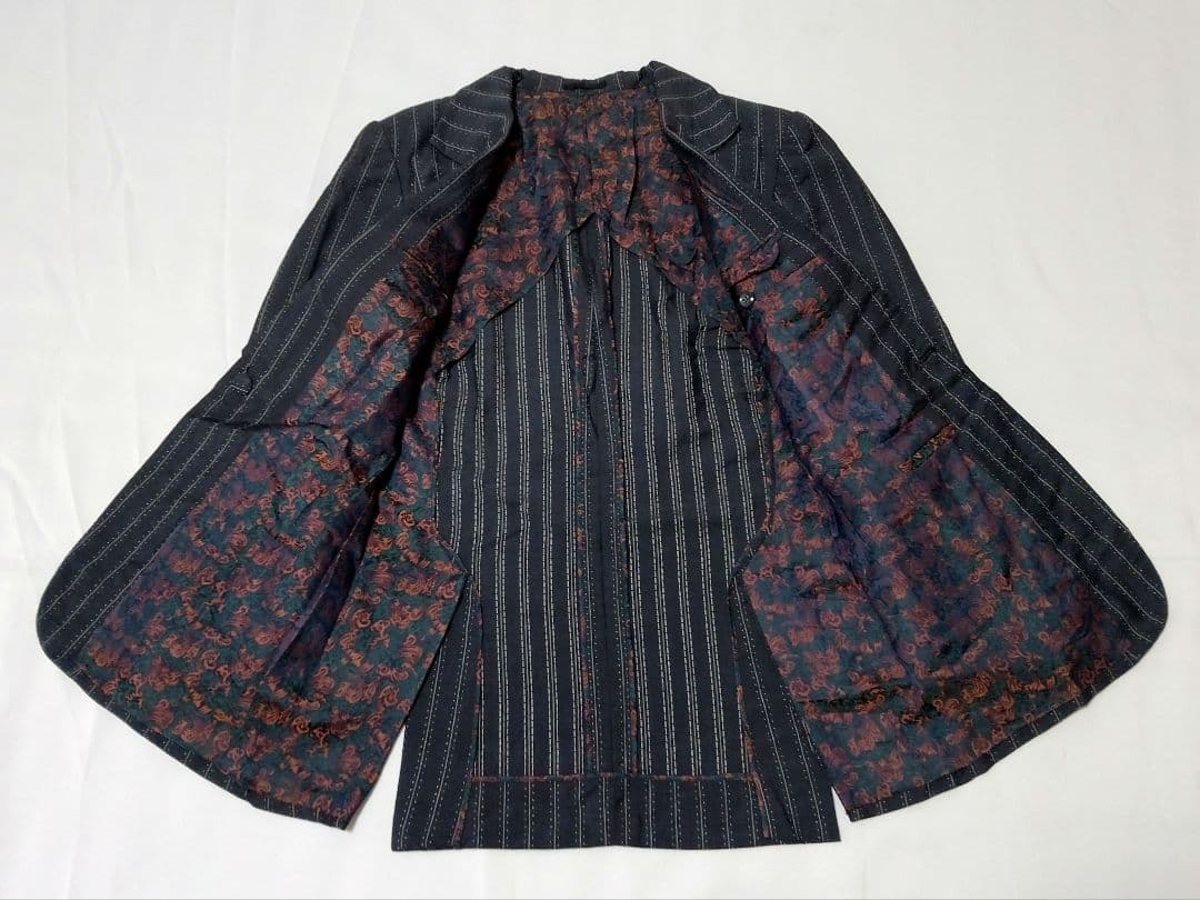 【70s】ビンテージ ファッション・スーツ セットアップ ストライプ 超希少！