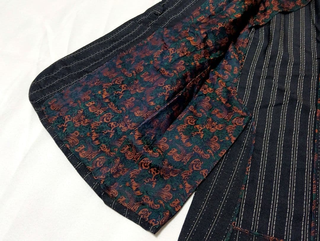 【70s】ビンテージ ファッション・スーツ セットアップ ストライプ 超希少！