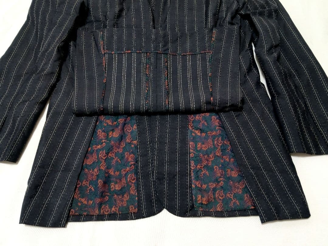 【70s】ビンテージ ファッション・スーツ セットアップ ストライプ 超希少！