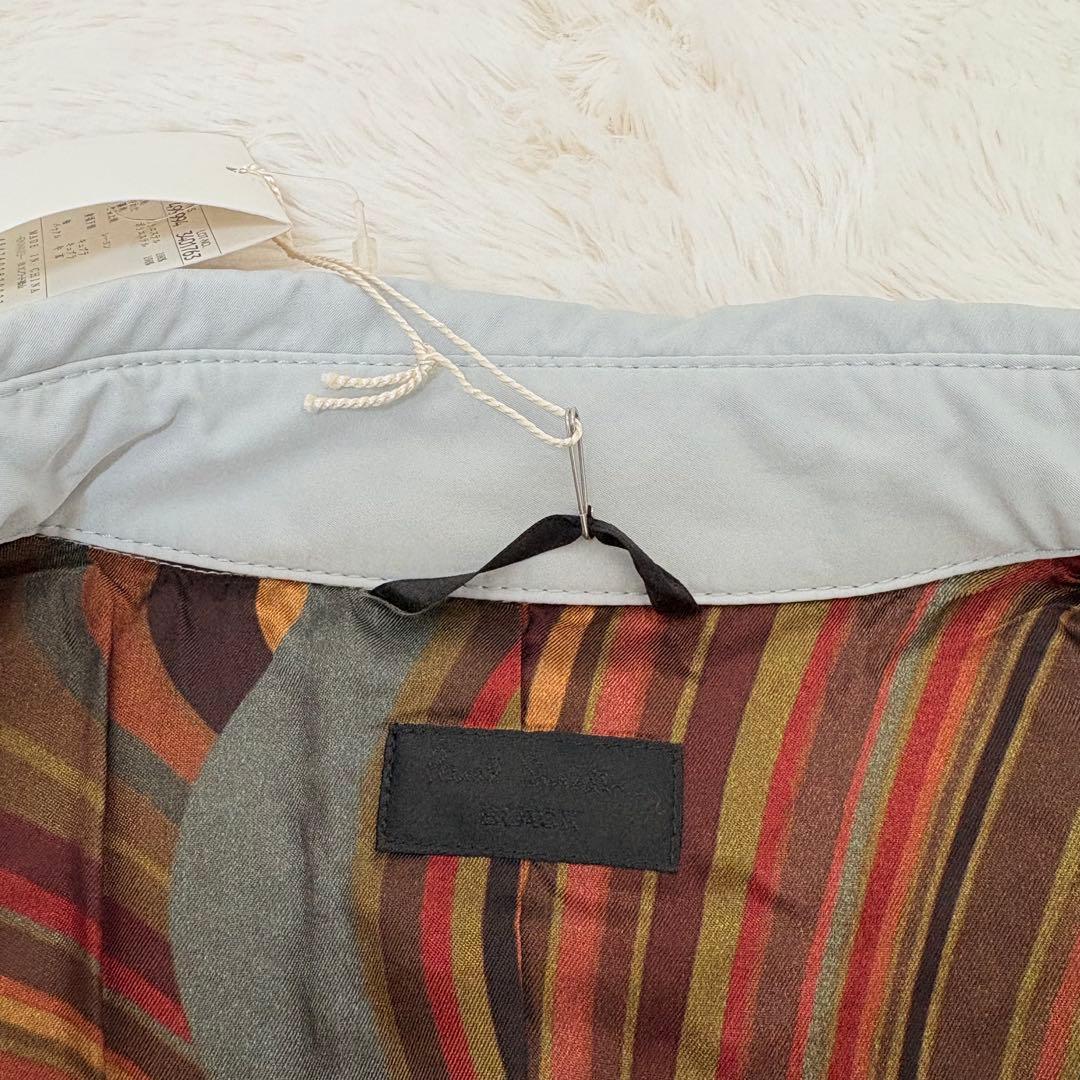 新品タグ付き✨ポールスミスブラック　大きいサイズ　中綿　トレンチコート　総柄