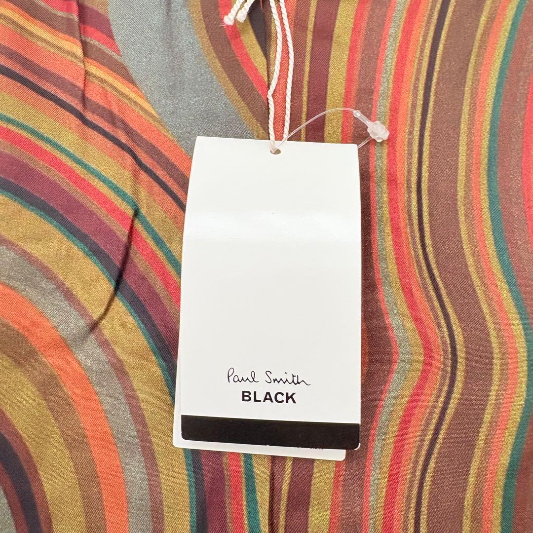 新品タグ付き✨ポールスミスブラック　大きいサイズ　中綿　トレンチコート　総柄