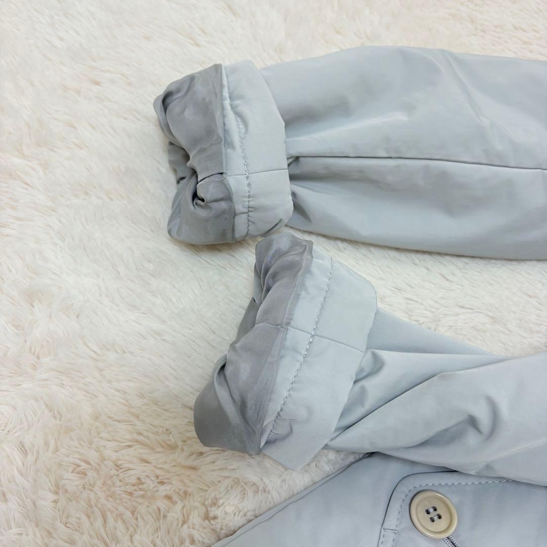 新品タグ付き✨ポールスミスブラック　大きいサイズ　中綿　トレンチコート　総柄