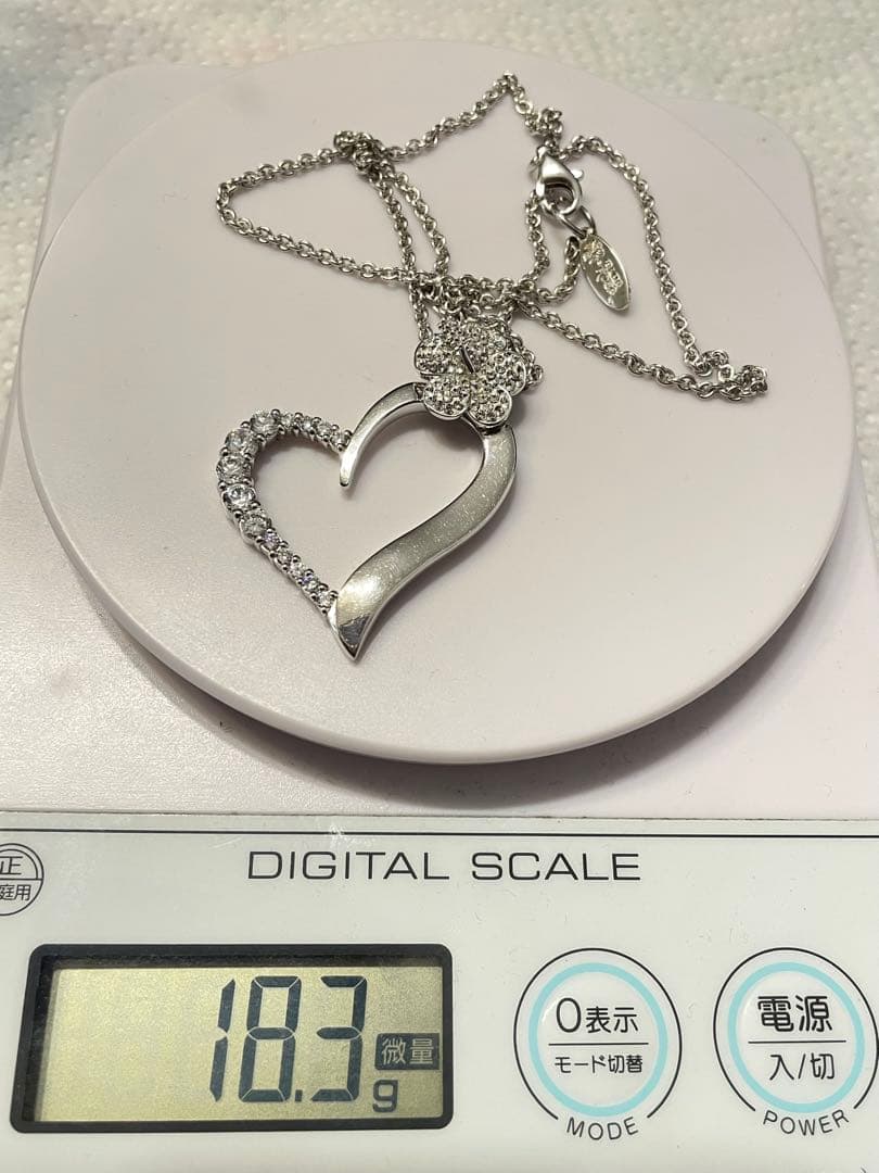 ★【極希少】ALBA ROSA オープンハート　ネックレス　silver925★