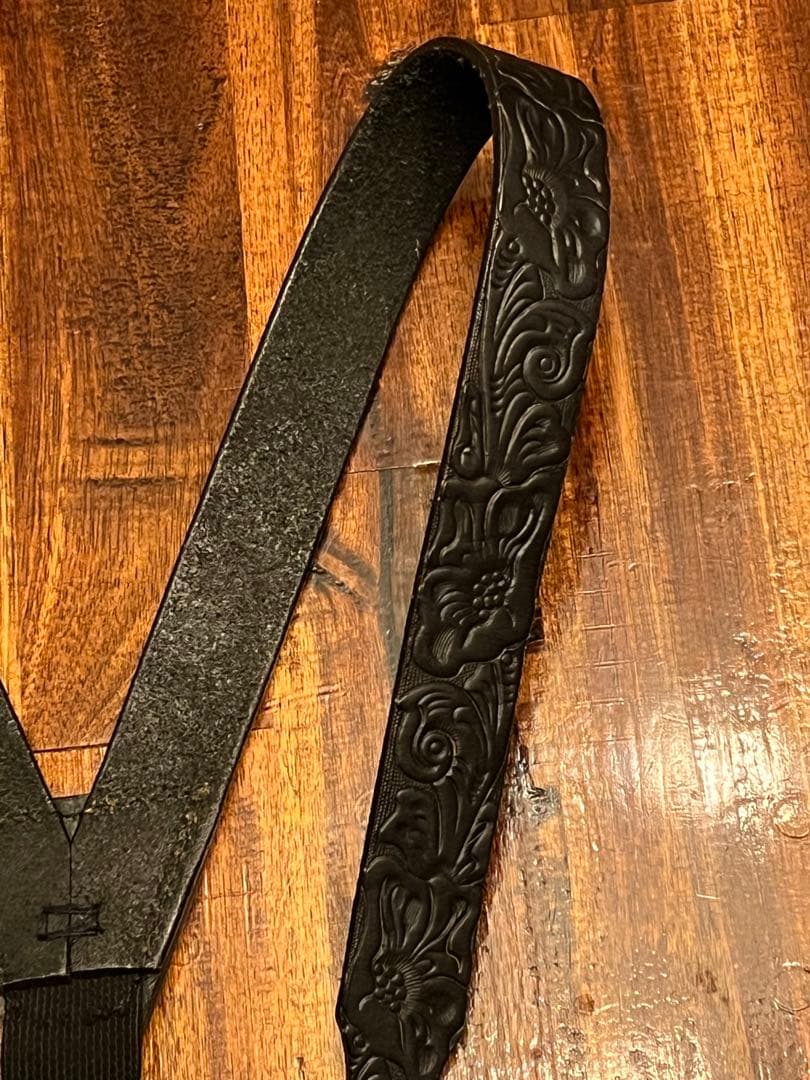 A GOODTIME PRODUCTIONレザー サスペンダー　ベラフォンテ