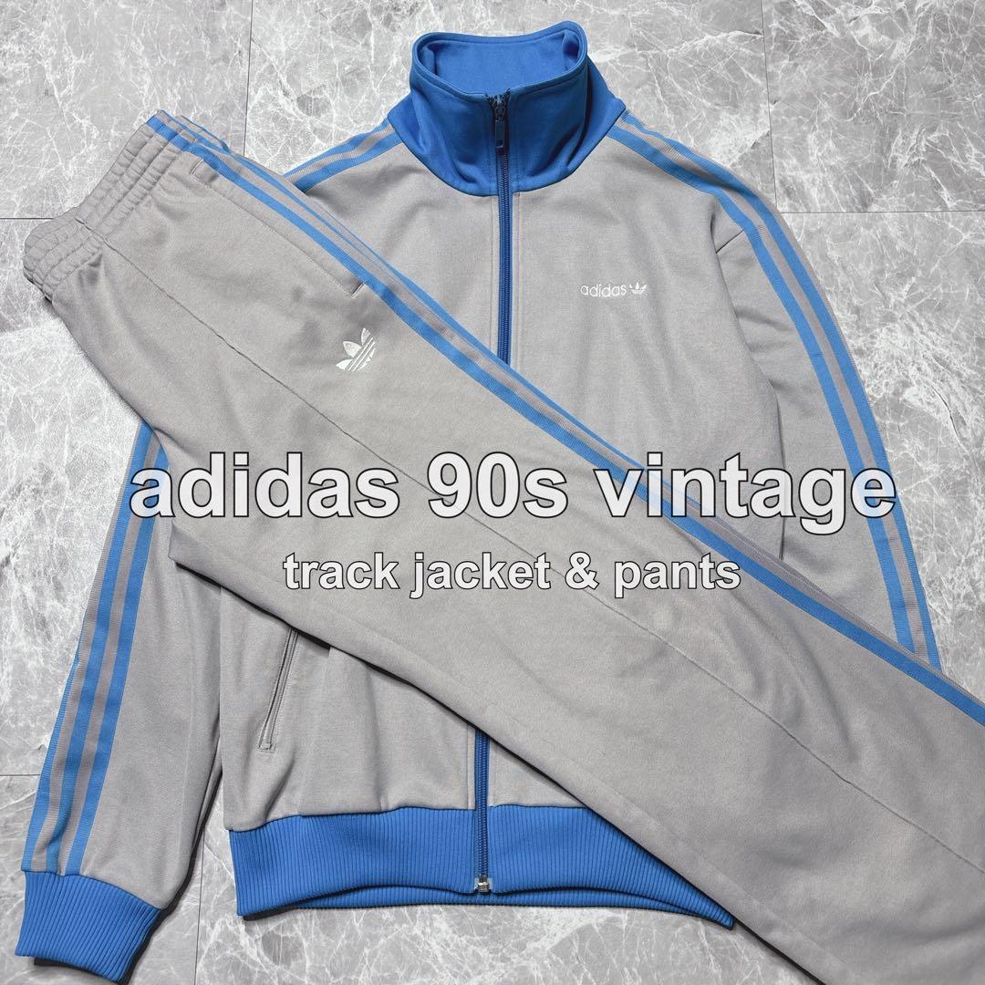 超希少✨90s アディダス トレファイル　トラックジャケットパンツ　ヴィンテージ