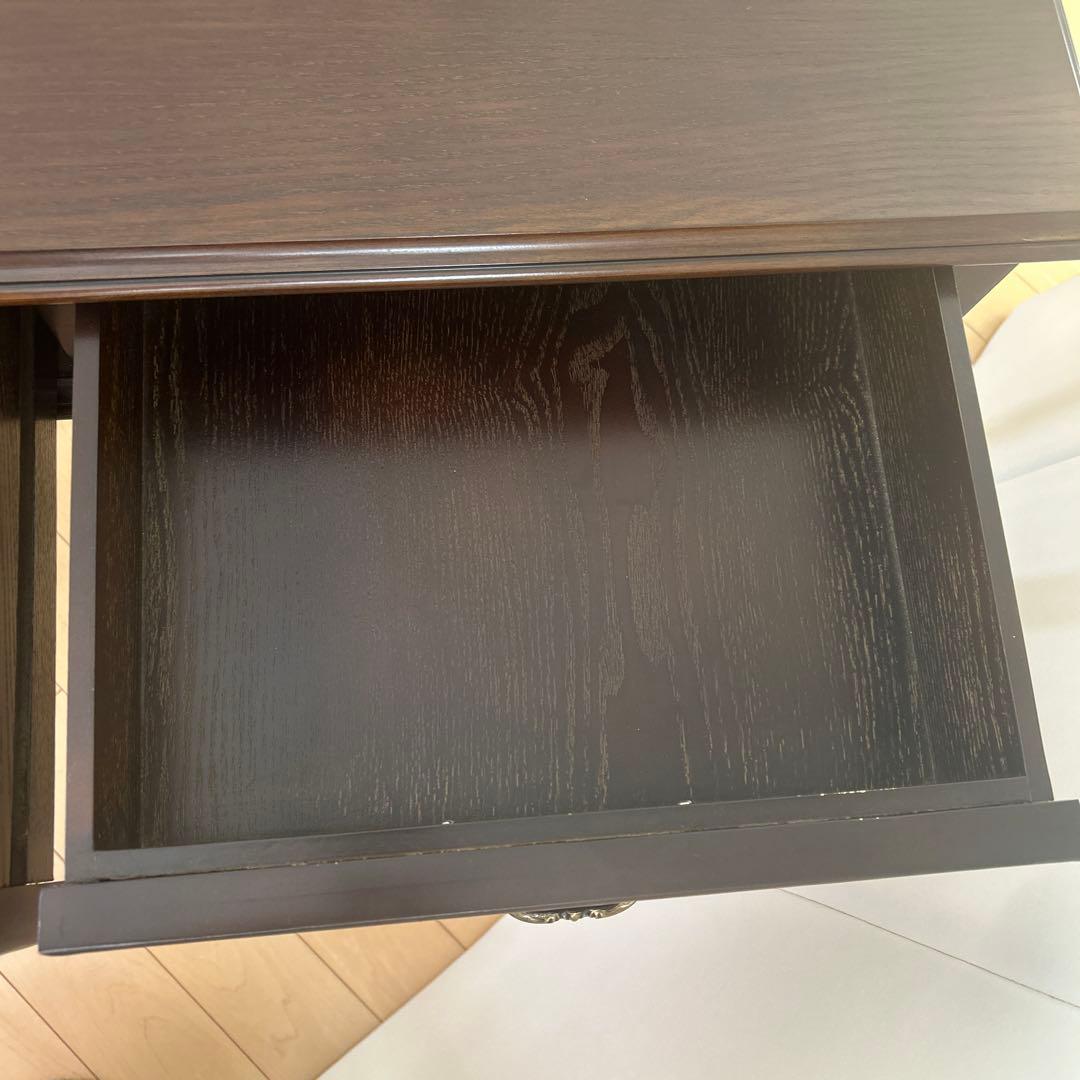 アンティーク　コンソール　英国　デスク　ウォールナット　クラシックデスク　美品