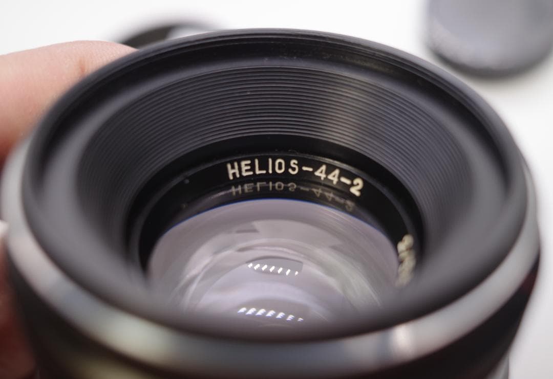 68 未使用　ぐるぐるボケレンズ　 ヘリオス　44-2　M42 アダプター付