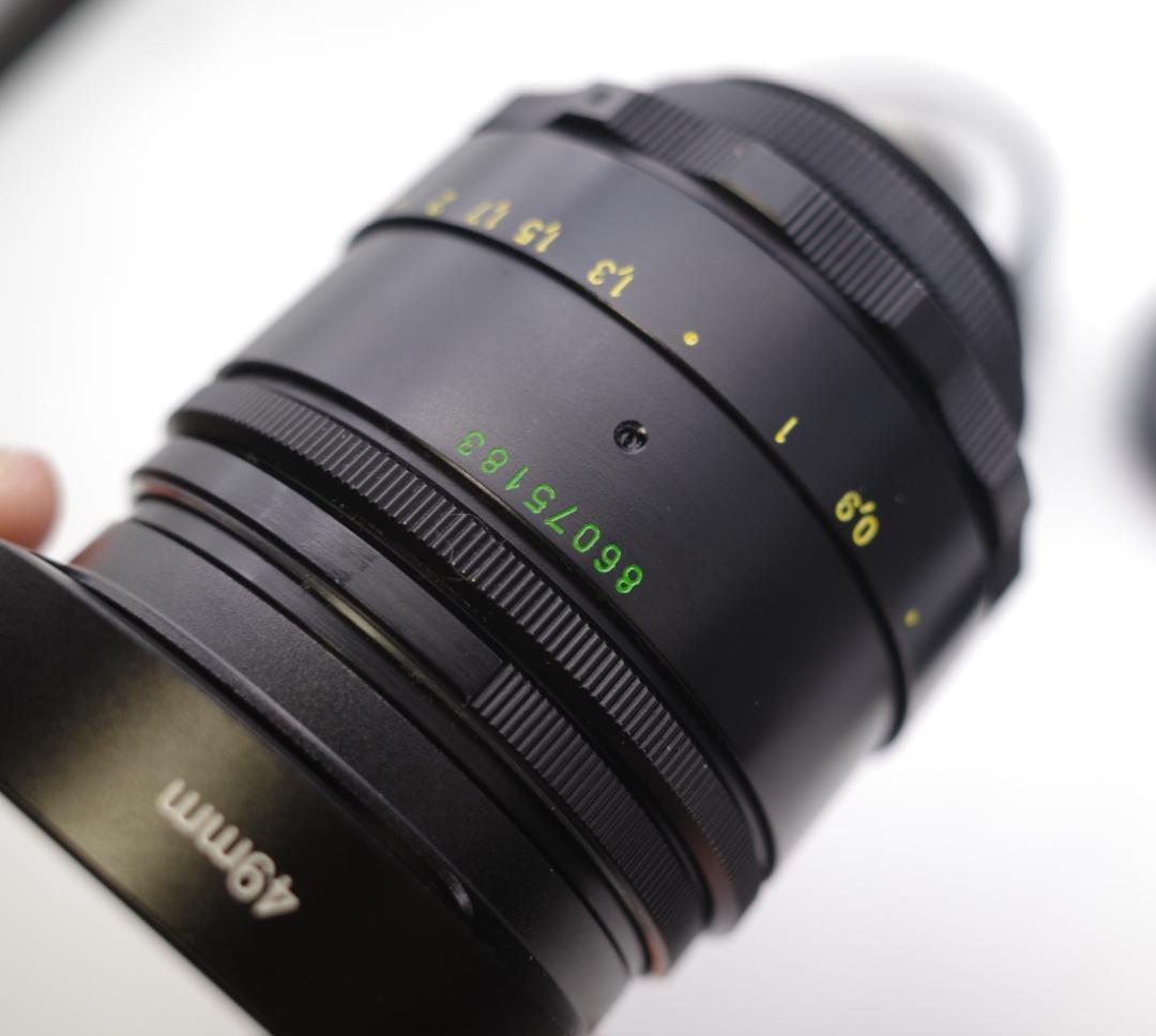 68 未使用　ぐるぐるボケレンズ　 ヘリオス　44-2　M42 アダプター付