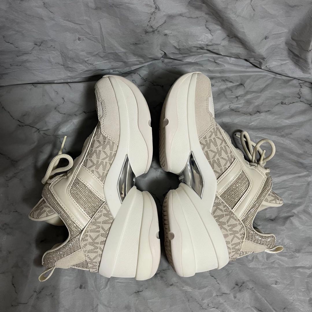 【美品】MICHAEL KORS Vanilla Combo スニーカー