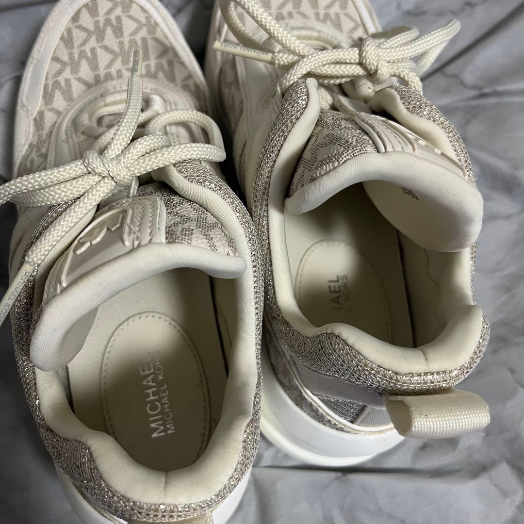 【美品】MICHAEL KORS Vanilla Combo スニーカー