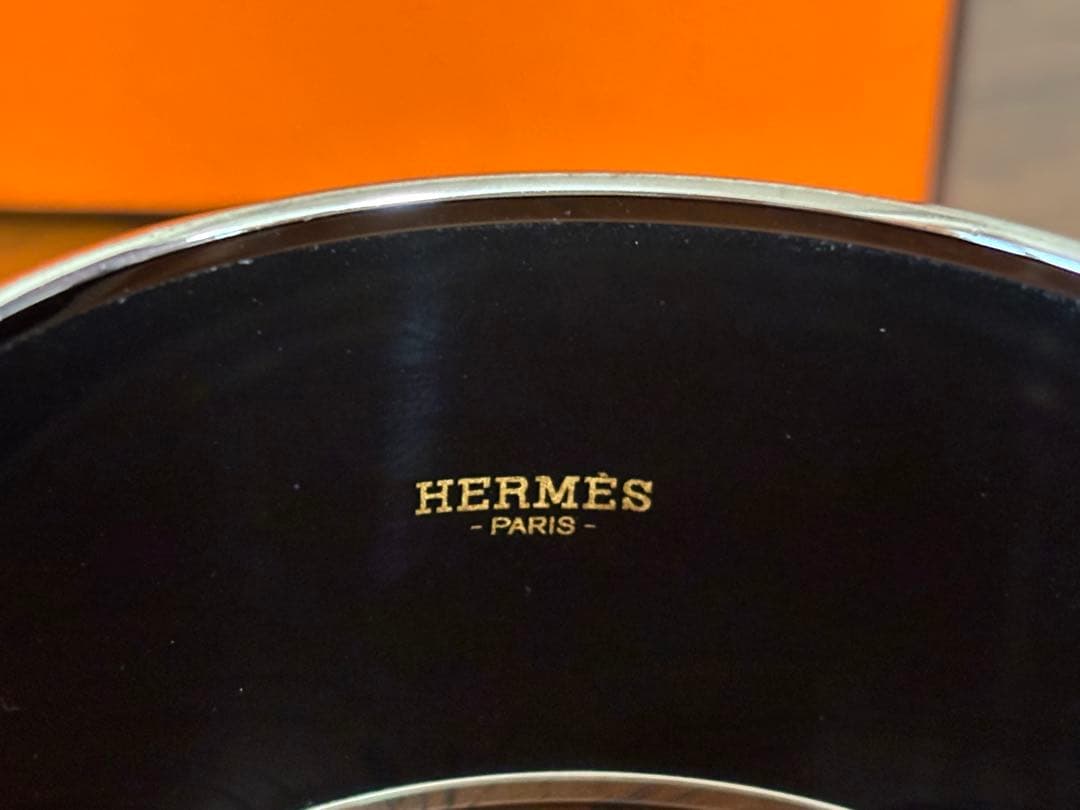 HERMESエルメスバングル エマイユ ガダルキヴィール TGMブレスレット