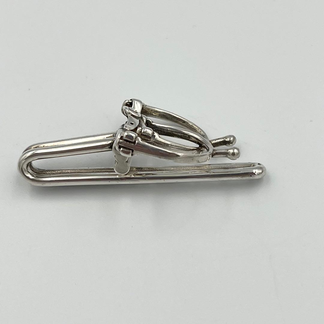 【希少デザイン】HERMES マネークリップ 拍車 ヴィンテージ　箱付き