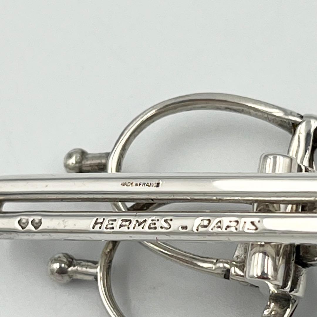【希少デザイン】HERMES マネークリップ 拍車 ヴィンテージ　箱付き