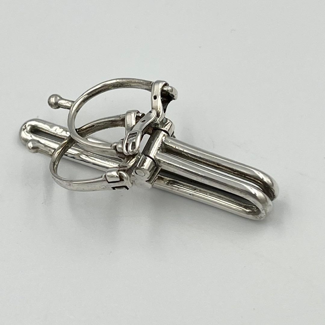 【希少デザイン】HERMES マネークリップ 拍車 ヴィンテージ　箱付き